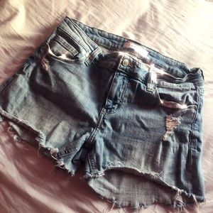 Denim Low/Mid rise Denim Shorts